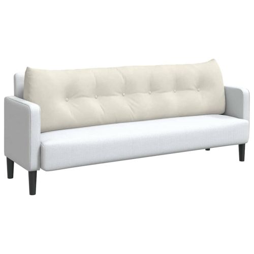 Възглавница за гръб Крем 180 x 24 x 50 см Кадифе