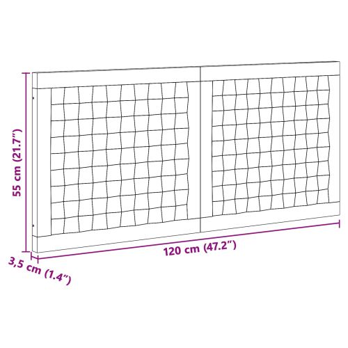Облегалка за глава Естествен 120 cm Солидно тиково дърво