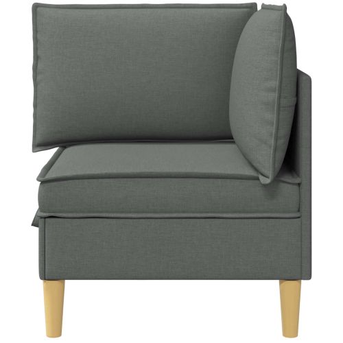 Табуретка с място за съхранение Тъмен сив