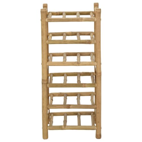 Винен рафт Естествен 32,5 x 29,5 x 72 см Бамбук