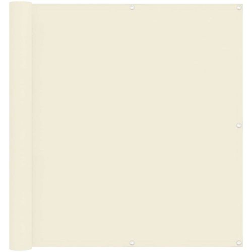 Балконен екран Крем 110 x 800 см Оксфордска тъкан