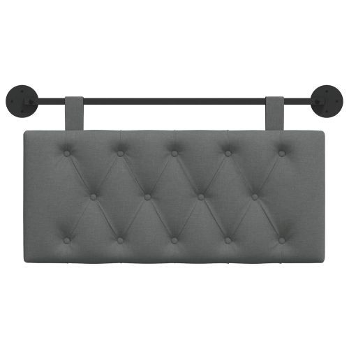 Висяща табла Тъмен сив 100 x 55 x 7 см текстил