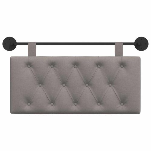 Висяща табла Монтиране на стена Таупе 100 x 55 x 7 см текстил