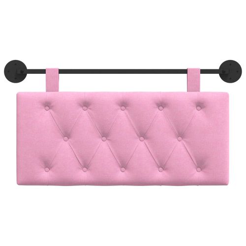 Висяща табла Монтиране на стена Розово 100 x 55 x 7 см текстил