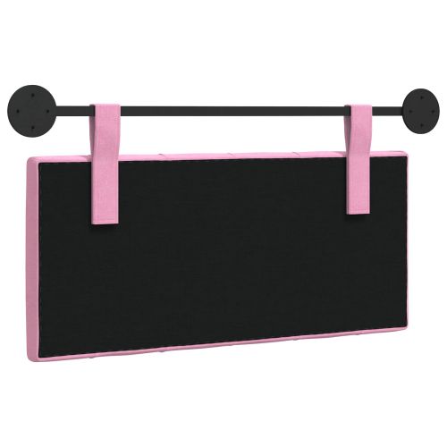 Висяща табла Монтиране на стена Розово 100 x 55 x 7 см текстил