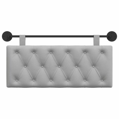 Висяща табла Облачно сиво 110 x 55 x 7 см текстил