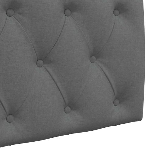 Висяща табла Тъмен сив 110 x 55 x 7 см текстил