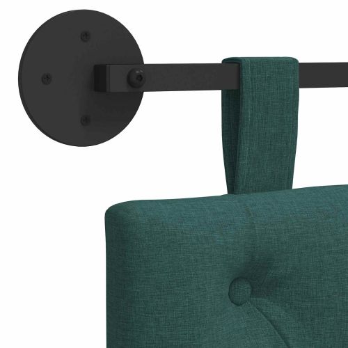 Висяща табла Тъмен зелен 110 x 55 x 7 см текстил