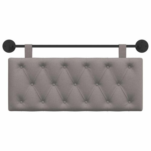 Висяща табла Монтиране на стена Таупе 110 x 55 x 7 см текстил