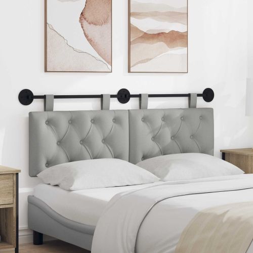 Висяща табла Облачно сиво 150 x 55 x 7 см текстил