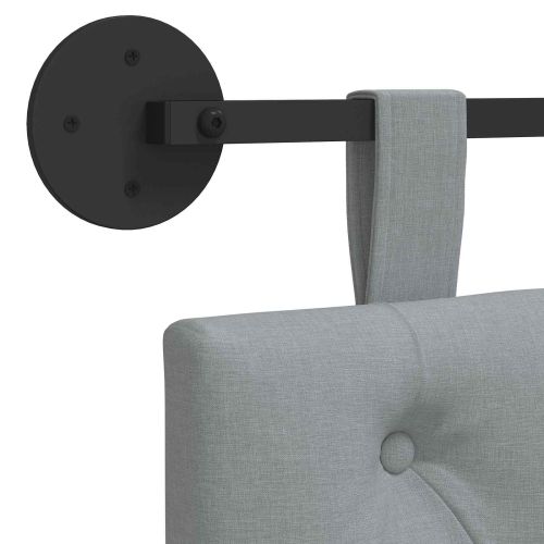 Висяща табла Светлосиво 150 x 55 x 7 см текстил