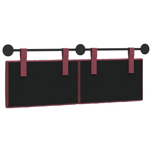 Висяща табла Виненочервен 150 x 55 x 7 см текстил