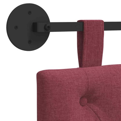 Висяща табла Виненочервен 210 x 55 x 7 см текстил