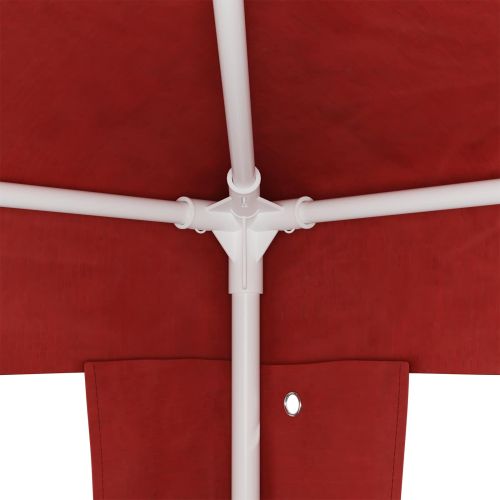 Парти шатър Червено 600 x 300 x 255 см Полиетилен и стомана