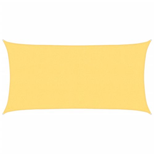 Слънцезащитно платно, HDPE, правоъгълно, 2x4 м, бежово