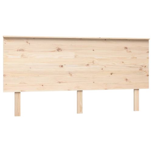 Горна табла за легло, 164x6x82,5 см, бор масив