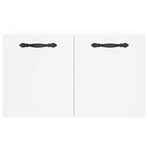 Стенен шкаф, бял, 60x36,5x35 см, инженерно дърво