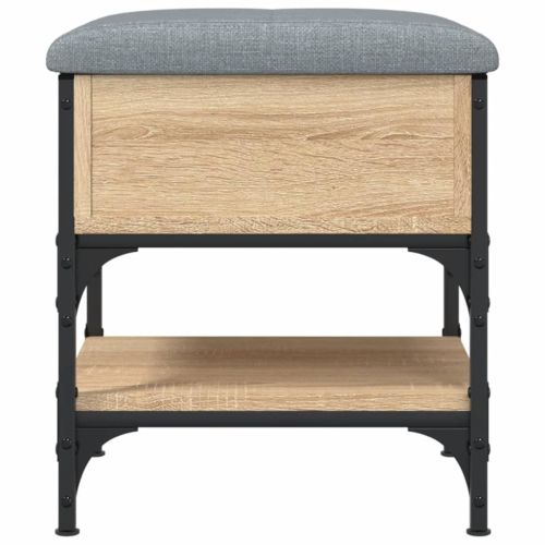 Пейка за обувки, сонома дъб, 42x42x45 см, инженерно дърво