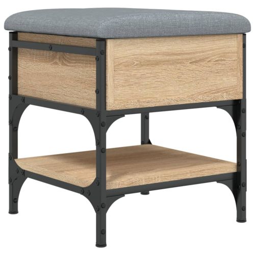 Пейка за обувки, сонома дъб, 42x42x45 см, инженерно дърво