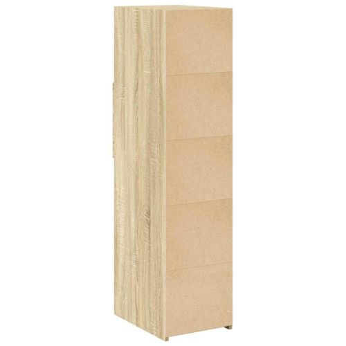 Висок шкаф, сонома дъб, 30x42,5x124 см, инженерно дърво