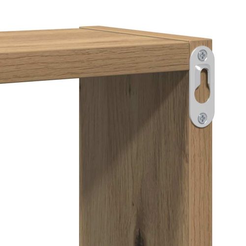 Стенен рафт Монтиране на стена Дъб 96 x 12 x 64 см