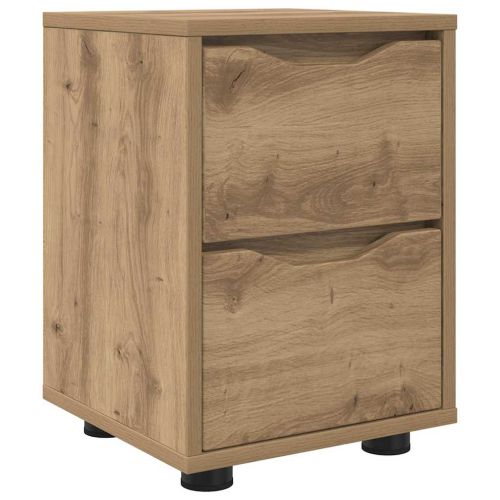 Нощно шкафче с чекмедже Дъб 30,5 x 30 x 43 см Инженерно дърво
