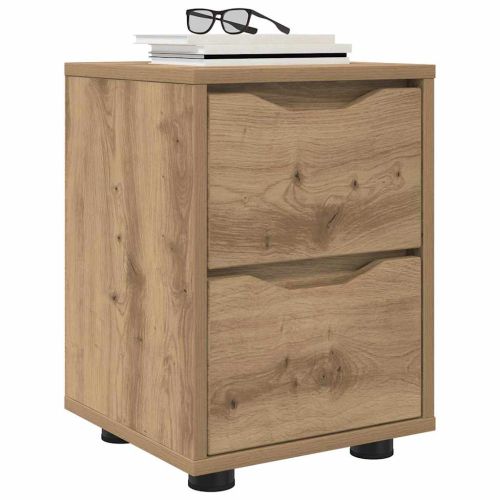Нощно шкафче с чекмедже Дъб 30,5 x 30 x 43 см Инженерно дърво