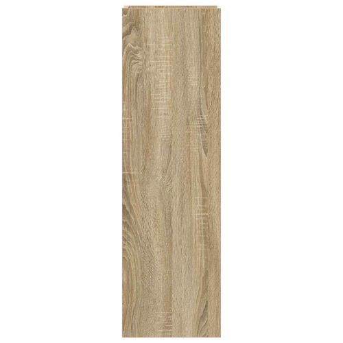 Стойка за растения с рафт Сонома дъб 30 x 30 x 100 см