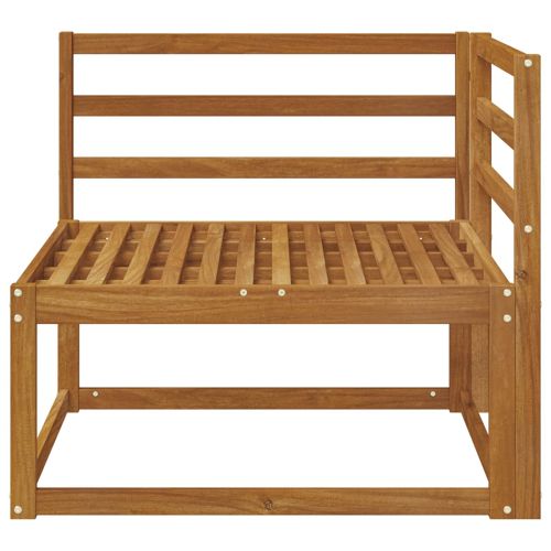 Външен ъглов диван Естествен 83 x 83 x 73 см