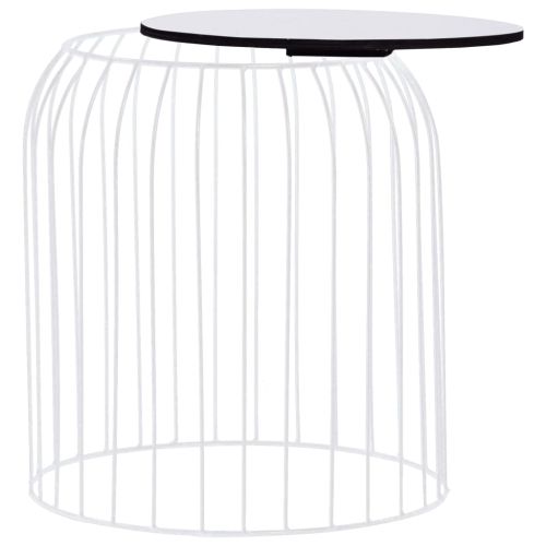 Маси за кафе, 3 бр, бели