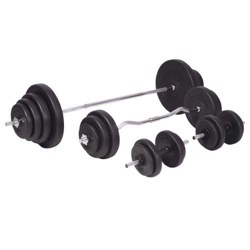 Комплект щанга и дъмбели, 120 кг