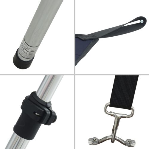 T-Top удължение за сенник, нейви синьо, 170x208x(115-183) см