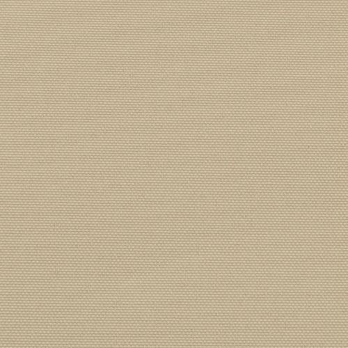 Прибираща се странична тента, бежова, 160x1000 см