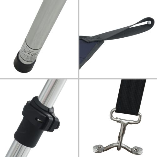 T-Top удължение за сенник нейви син 174x205x(115-194) см