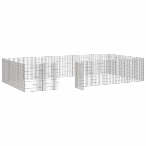 Ограждение за свободно отглеждане на животни 24-панела 54x80 см