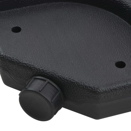 Градински чадър, с преносима основа, пясъчен