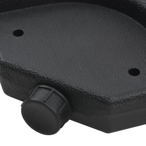 Градински чадър, с преносима основа, антрацит