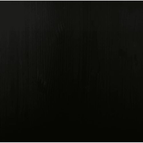 Подвижен шкаф с чекмеджета "MOSS" Черно масивно дърво бор