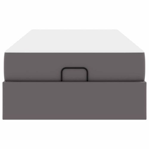 Рамка за легло с матрак Друг 2 pcs Сив ПВЦ