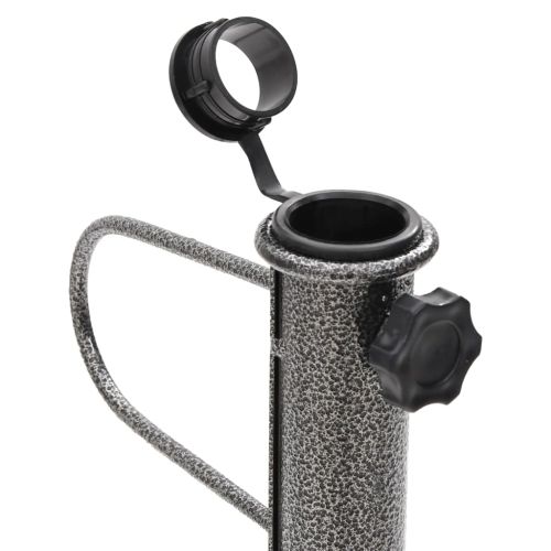 Стойки за чадъри с шипове 2 бр 19x42 см поцинкована стомана