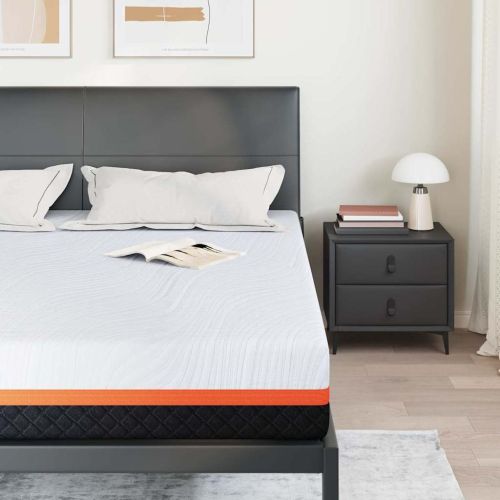 Матрак Бяло и сиво 200 x 200 cm Жакардова материя