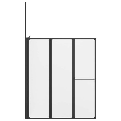 Душ параван Бяло 120 x 70 x 137 см Алуминий
