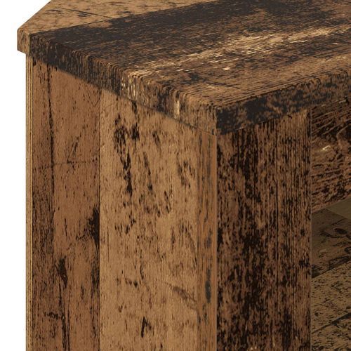Ъгловшкафзателевизор Старо дърво 102 x 40,5 x 45 см