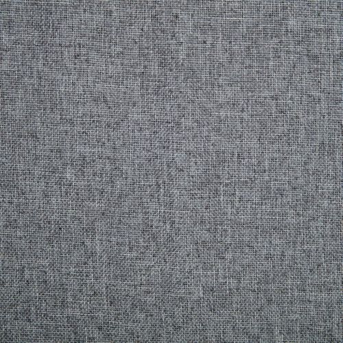 Въртящи се трапезни столове, 2 бр, светлосиви, текстил