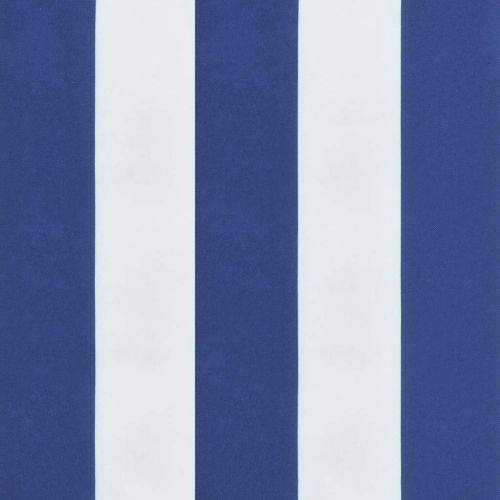 Палетна възглавница синьо-бяло райе 80x80x12 см текстил