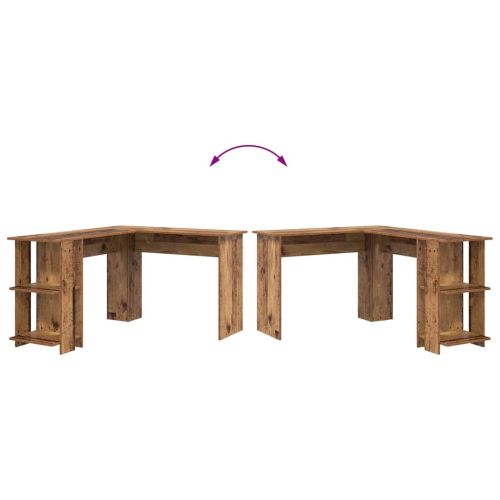 Ъглово бюро Старо дърво 140 x 113,5 x 75 см Инженерно дърво