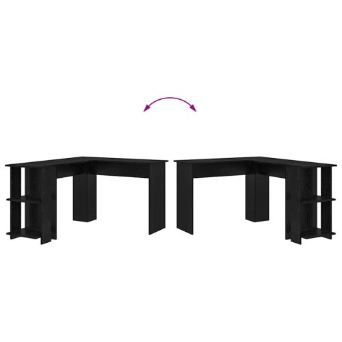 Ъглово бюро Черния дъб 140 x 113,5 x 75 см Инженерно дърво