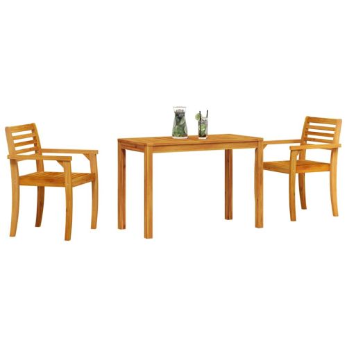 Комплект за хранене в градината 3 pcs Кафяво