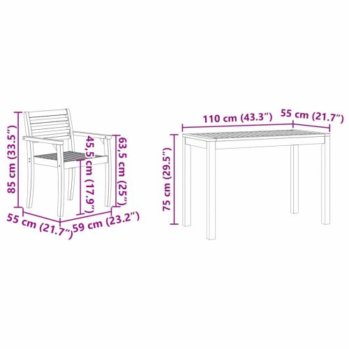 Комплект за хранене в градината 3 pcs Кафяво