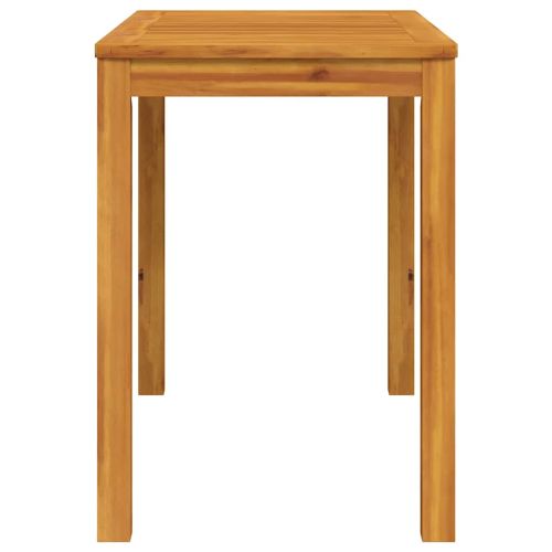 Градинска трапезна маса 110x55x75 см масивна акация